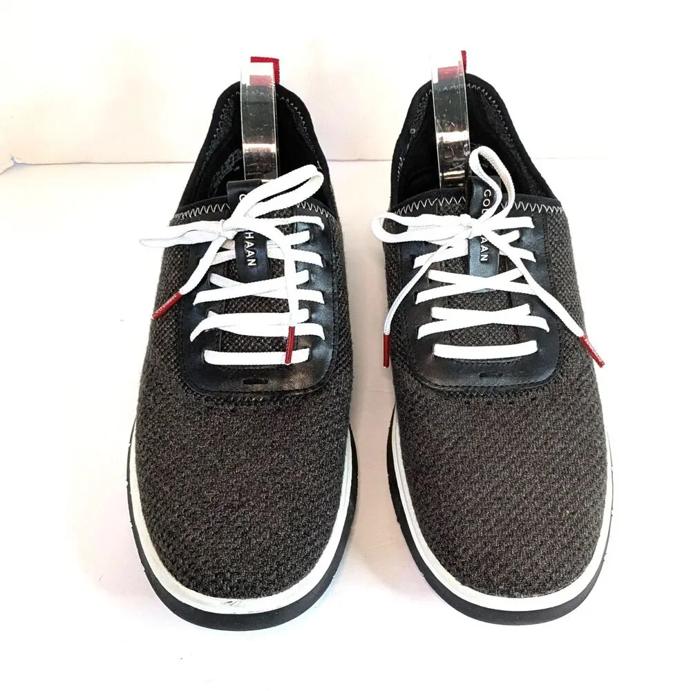 Cole Haan C31402 Generation Zerogrand Gray Black Mens 13 Oxford Sneaker Shoes